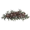 28" Iced Pinecone Artificial Christmas Swag, Unlit