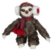 12-Inches Plush Brown Sitting Sloth Christmas Tabletop Decoration