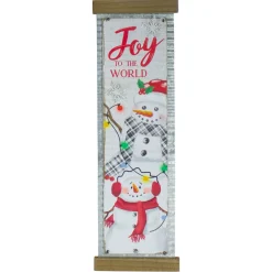 26-Inch Joy To The World Galvanized Christmas Wall Decor