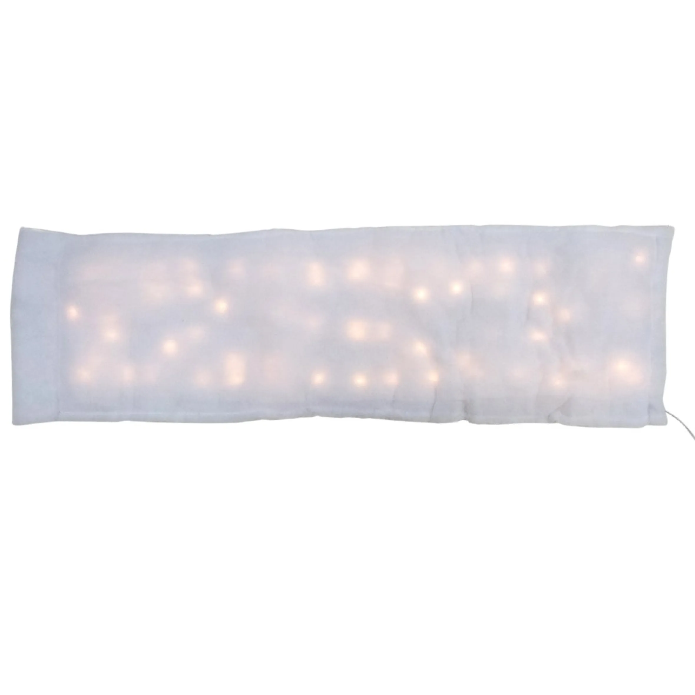 60-Inch Led Lighted Christmas Snow Blanket - Warm White Lights