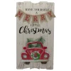 24-Inch Lighted Merry Little Christmas Vintage Red Truck Wall Sign