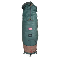 Large Adjustable Upright Christmas Tree Protective Storage Bag W/ 2 Way Rolling - Hold Up To 9' Trees