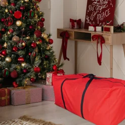 Large Red Christmas Holiday Storage Bag