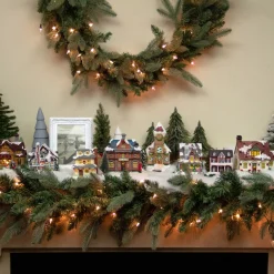 4.5" Led Lighted Colonial House Christmas Village Decoration