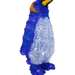 12.5" Led Lighted Commercial Grade Acrylic Penguin Outdoor Christmas Decoration