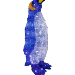 18" Led Lighted Commercial Grade Acrylic Penguin Christmas Outdoor Decoration