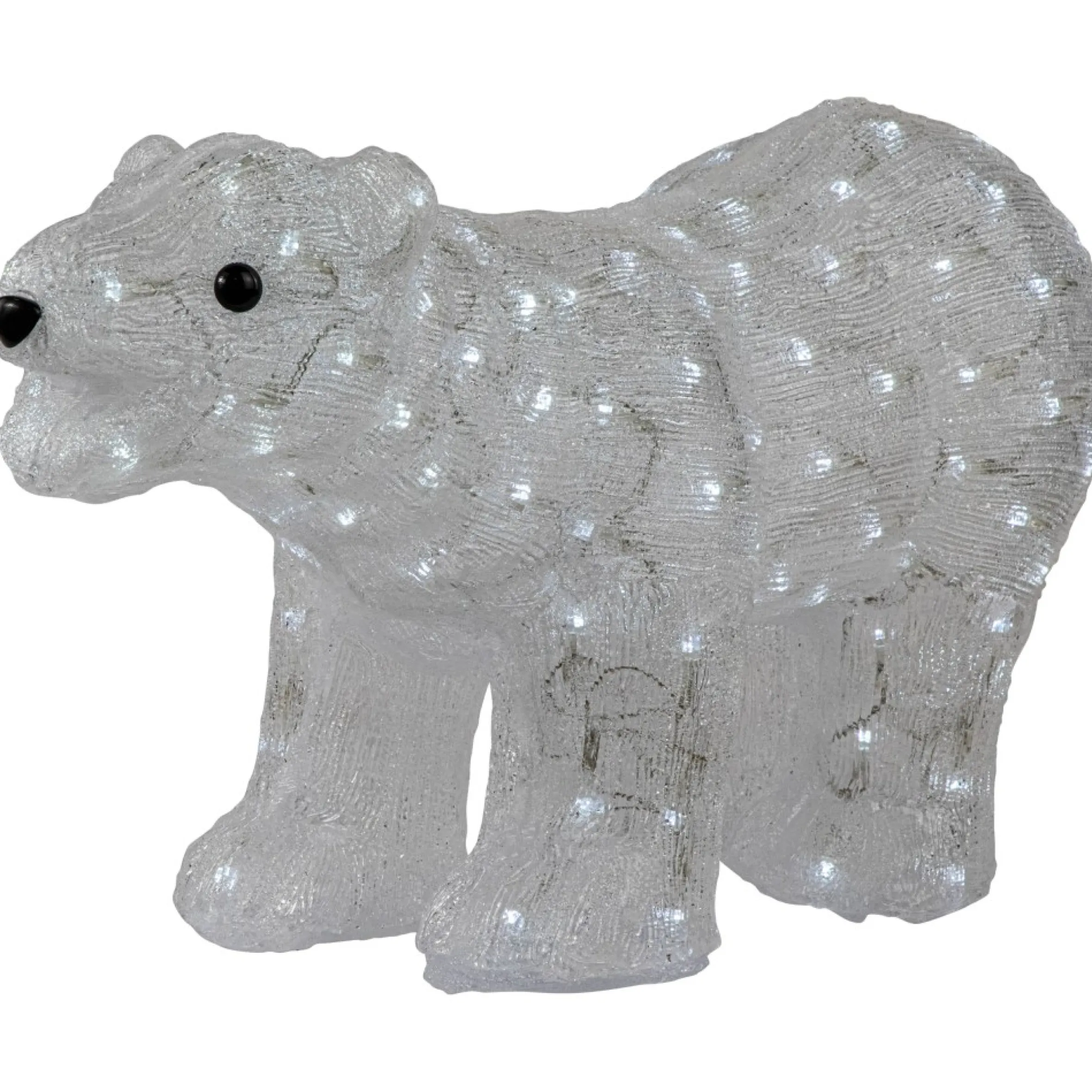 28" Led Lighted Commercial Grade Acrylic Polar Bear Outdoor Christmas Decoration