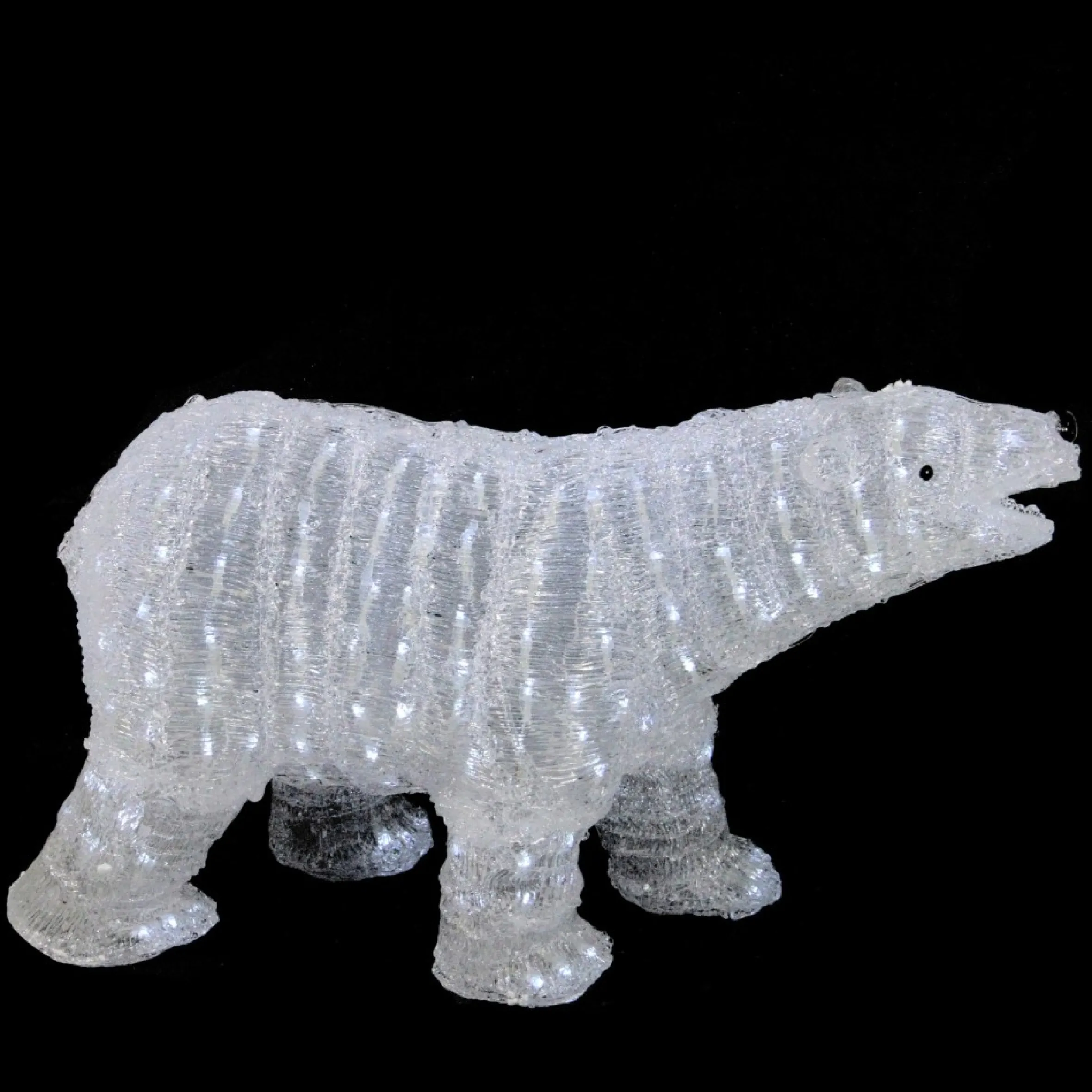 28" Led Lighted Commercial Grade Acrylic Polar Bear Outdoor Christmas Decoration