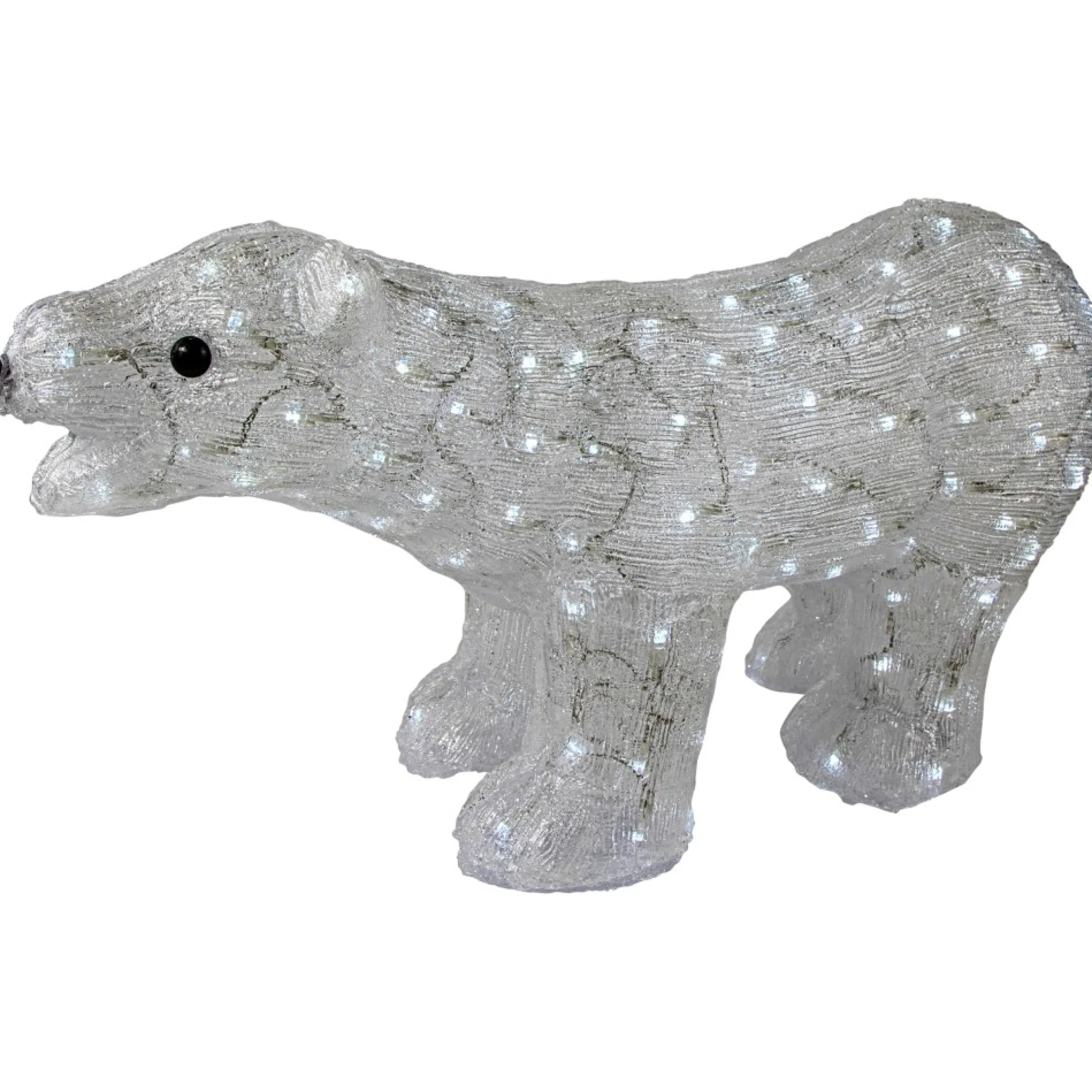 28" Led Lighted Commercial Grade Acrylic Polar Bear Outdoor Christmas Decoration