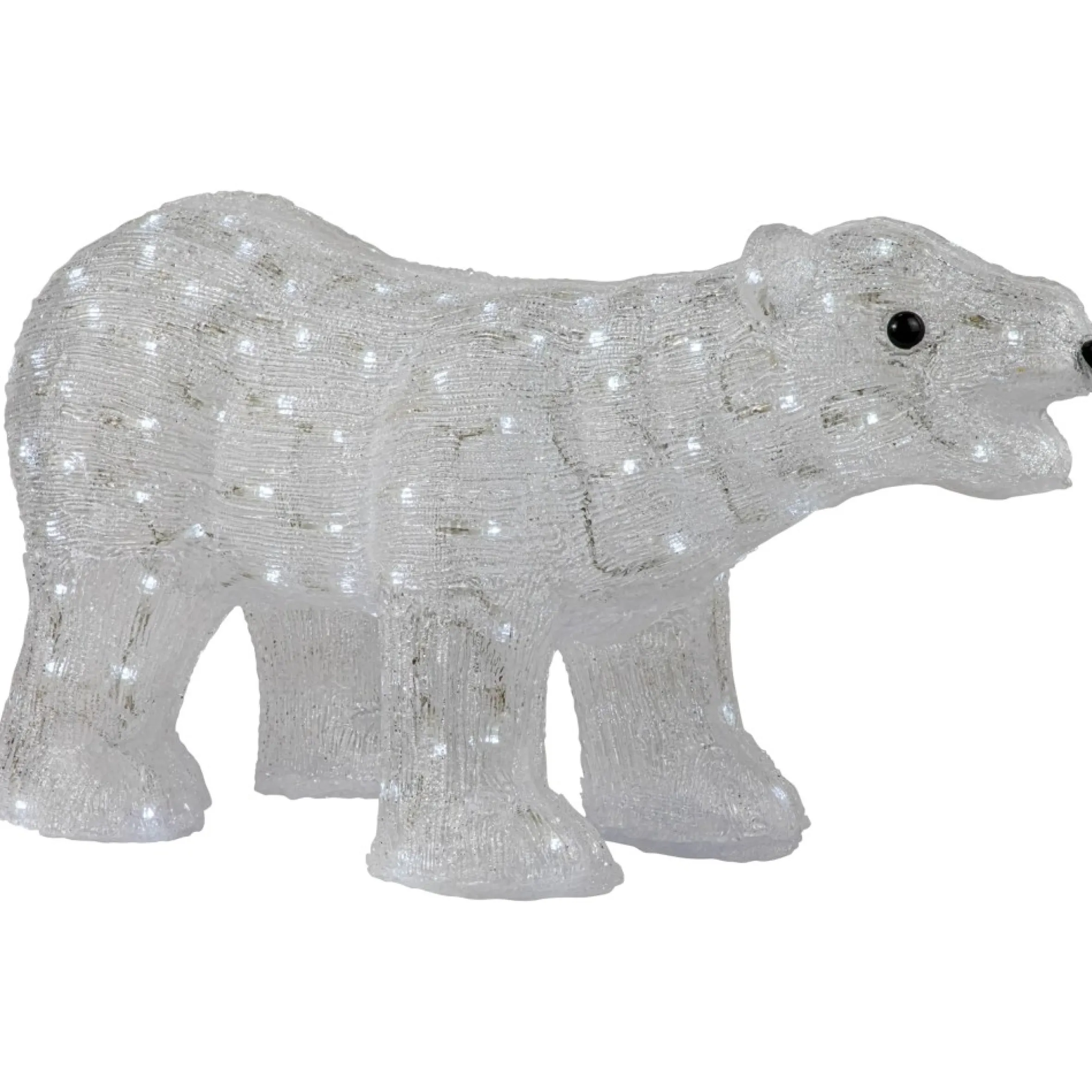 28" Led Lighted Commercial Grade Acrylic Polar Bear Outdoor Christmas Decoration