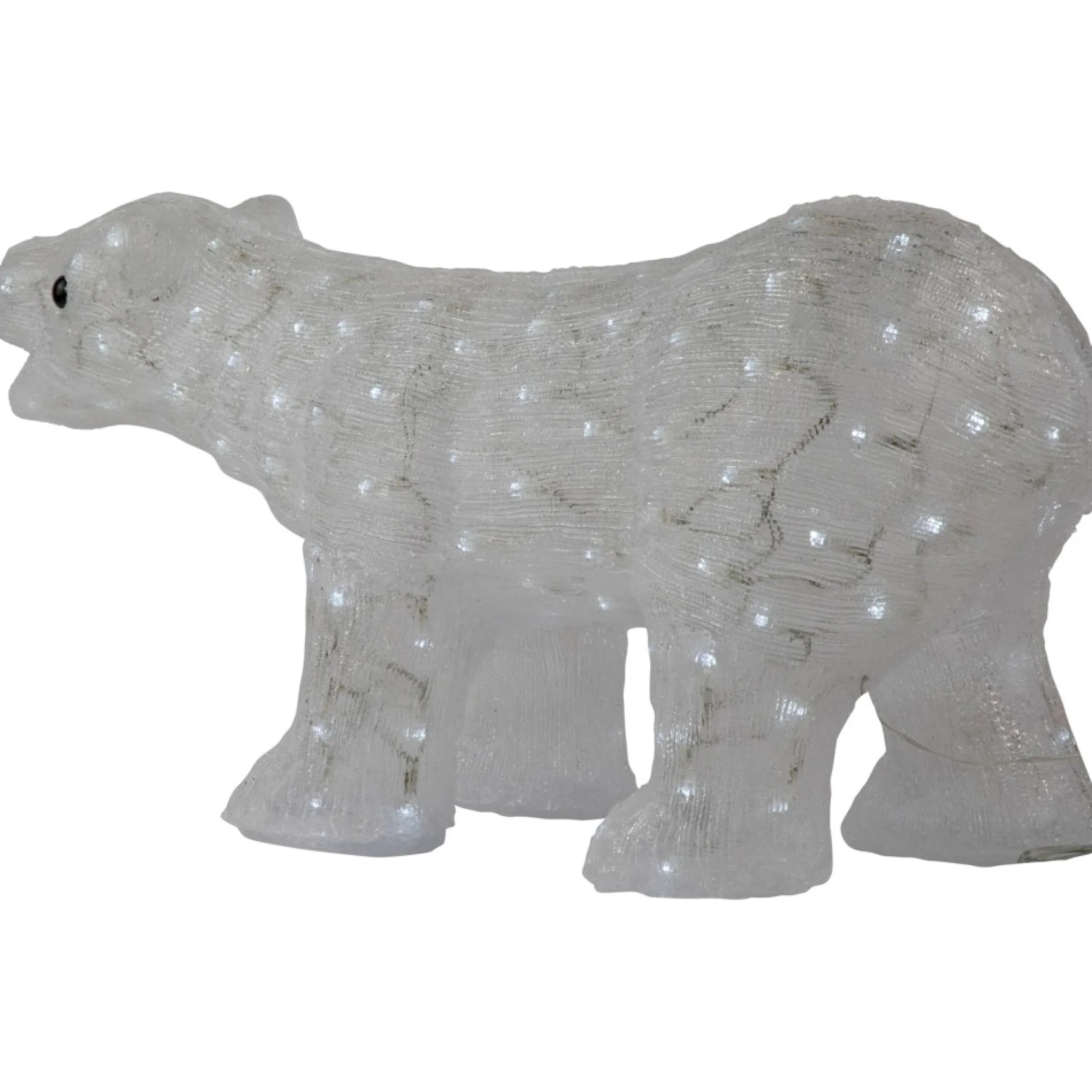 28" Led Lighted Commercial Grade Acrylic Polar Bear Outdoor Christmas Decoration