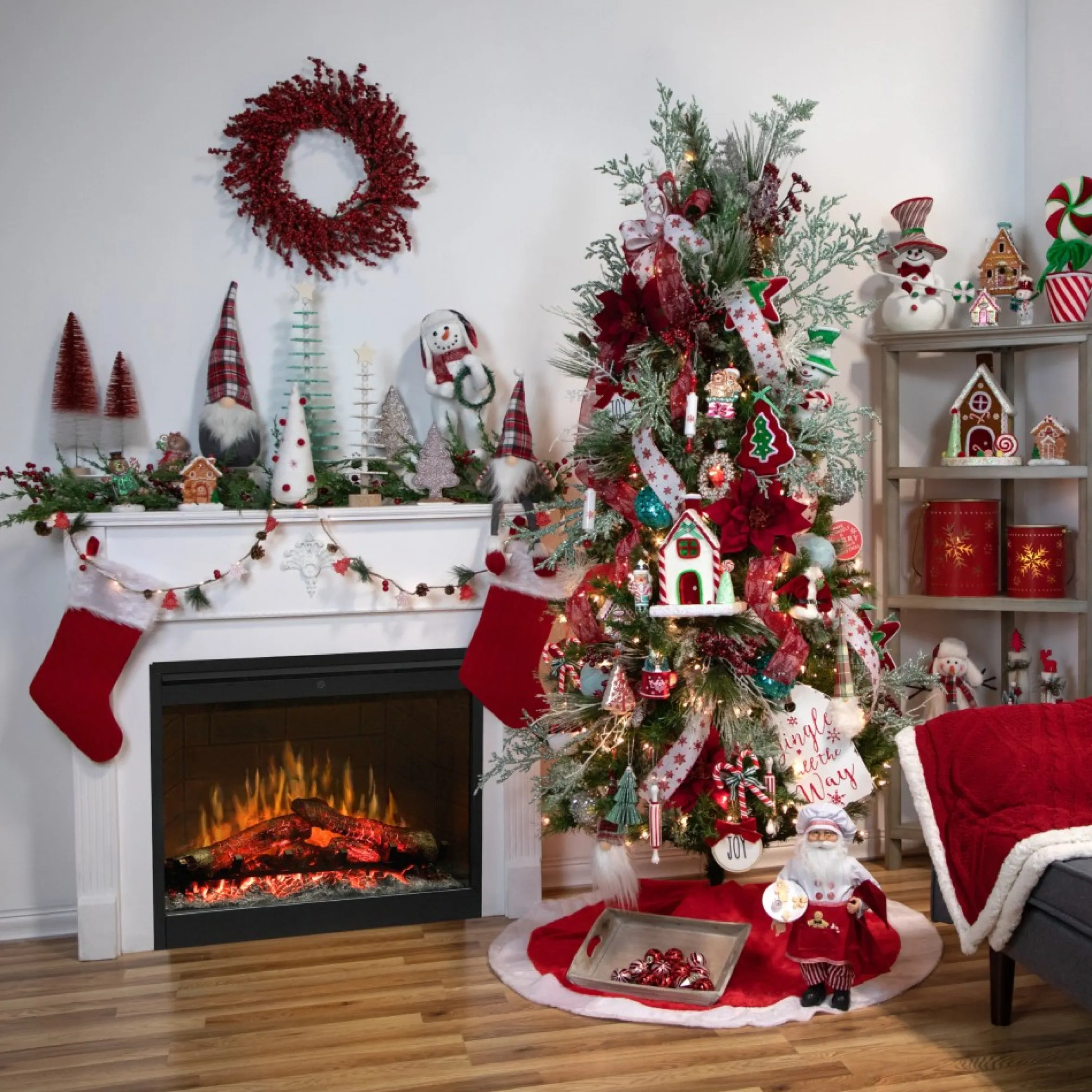 5.25" Led Lighted Gingerbread Candy House Christmas Decoration