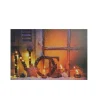 Led Lighted Noel And Flickering Candles Christmas Canvas Wall Art 12" X 15.75"