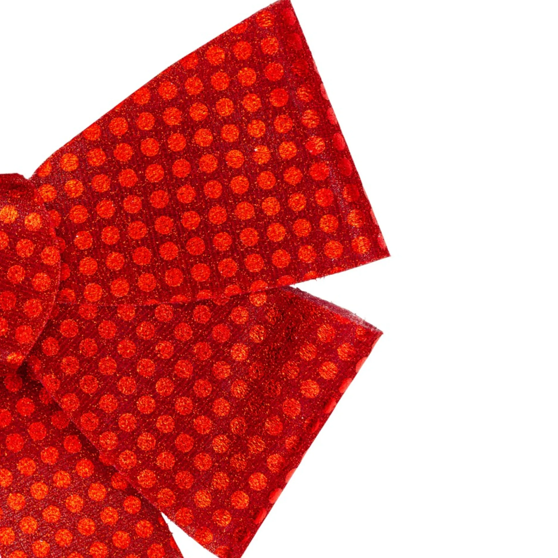 17.5" Led Lighted Red Sequin Bow Christmas Decoration