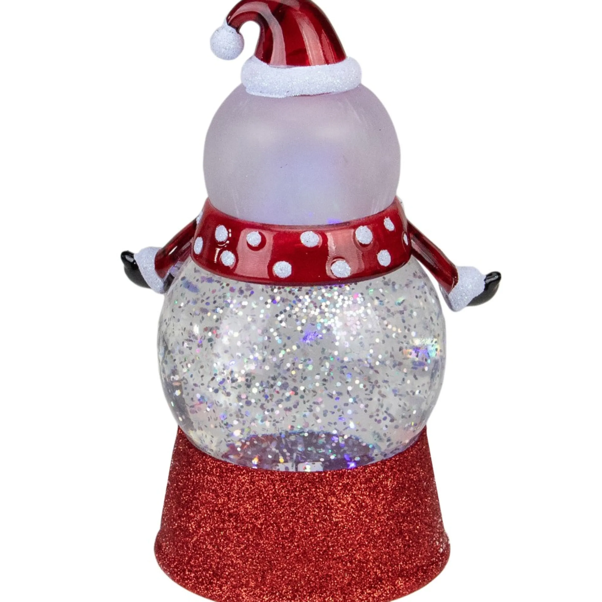 5.75 Led Lighted Santa Claus Christmas Snow Globe