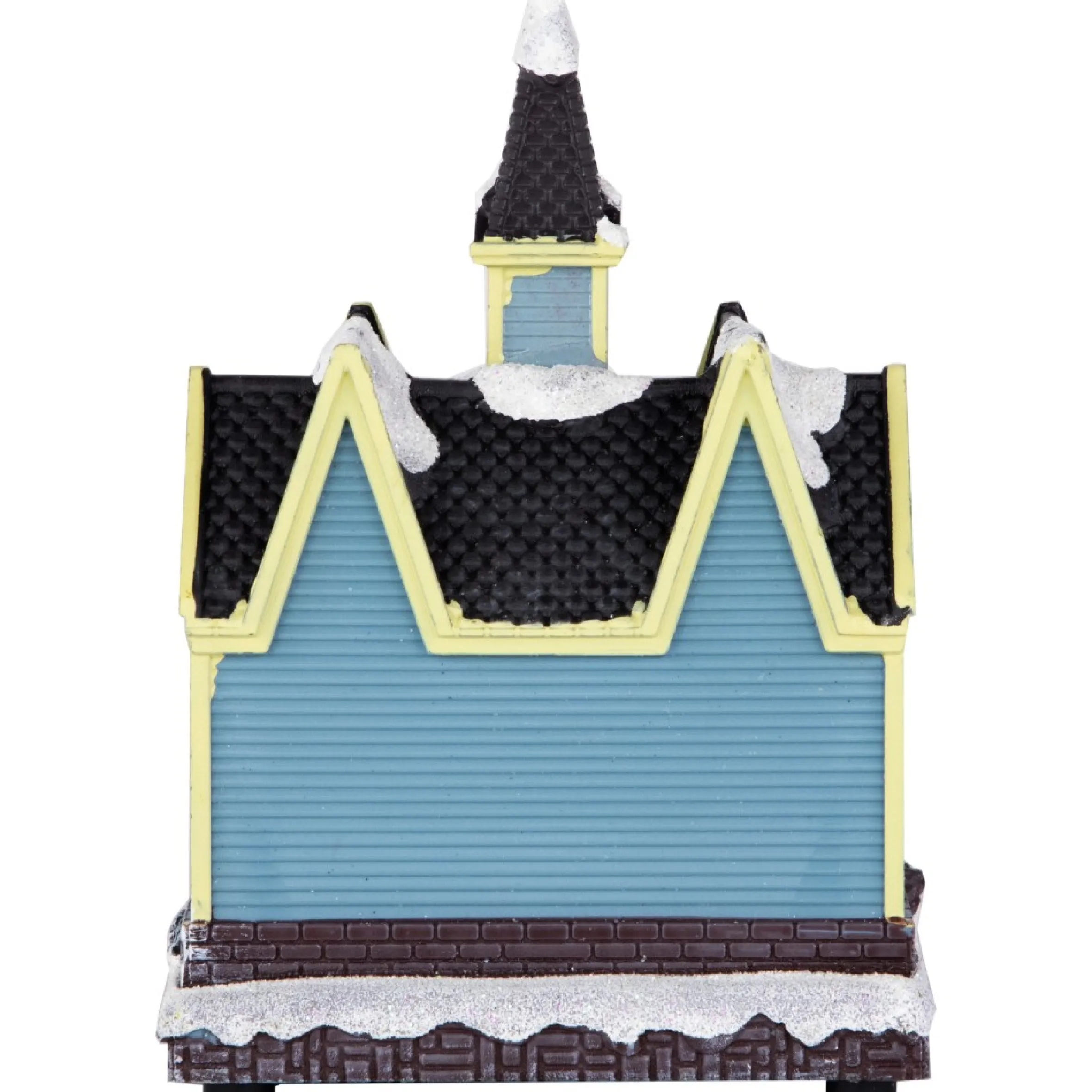 6" Led Lighted Snowy Church Christmas Village Display Piece