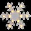 9.5" Led Lighted White Snowflake Christmas Marquee Sign