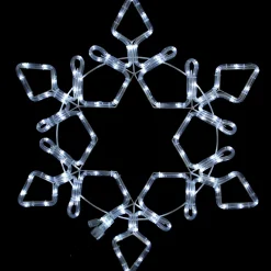 6' Led Rope Light Snowflake Commercial Christmas Decoration