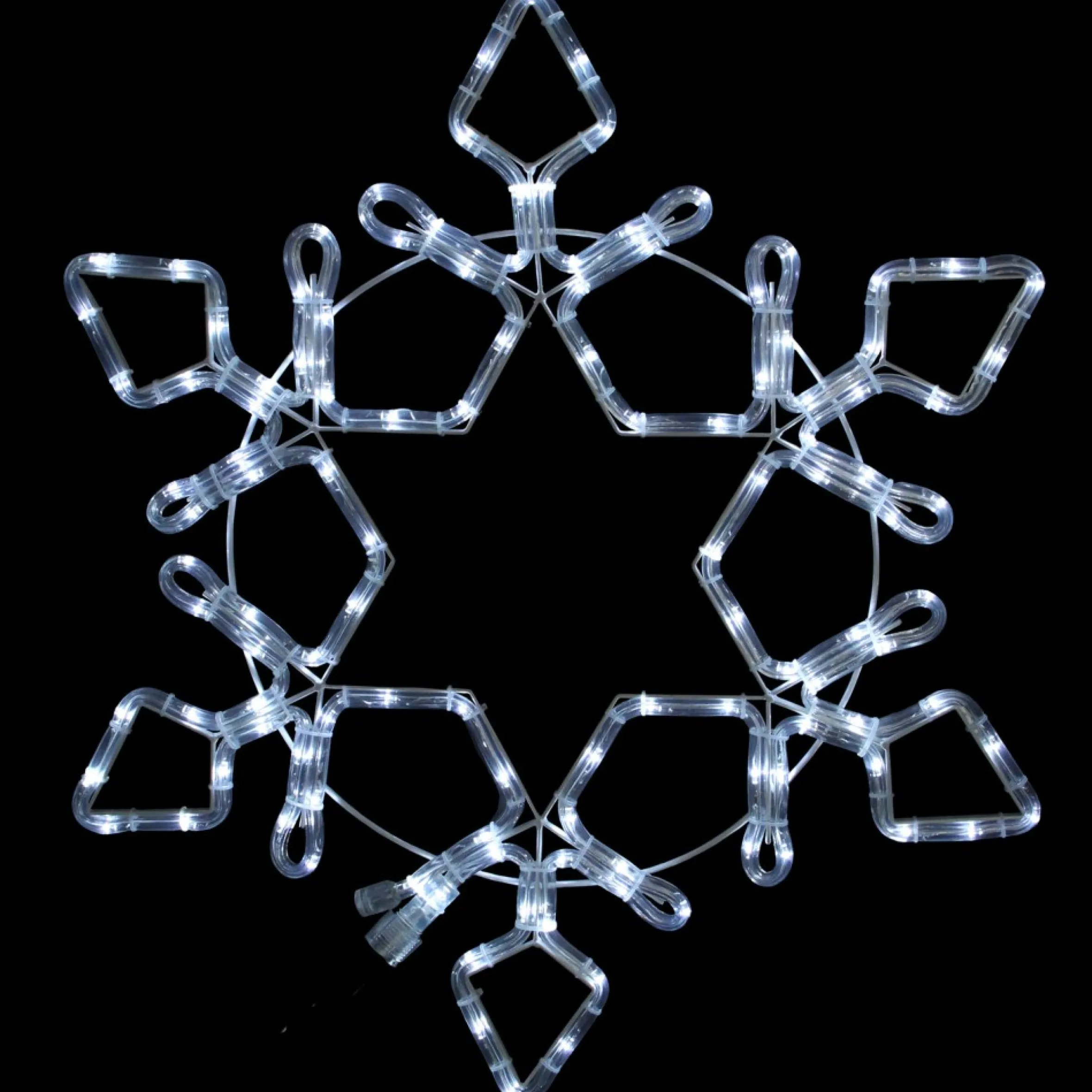 6' Led Rope Light Snowflake Commercial Christmas Decoration