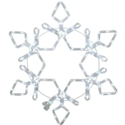 6' Led Rope Light Snowflake Commercial Christmas Decoration