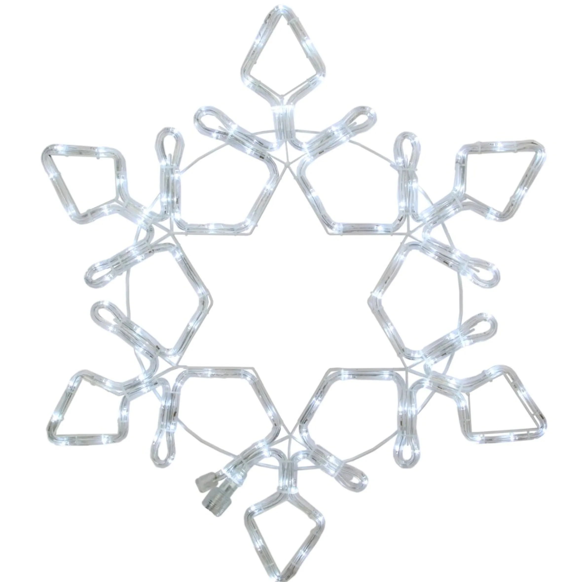 6' Led Rope Light Snowflake Commercial Christmas Decoration
