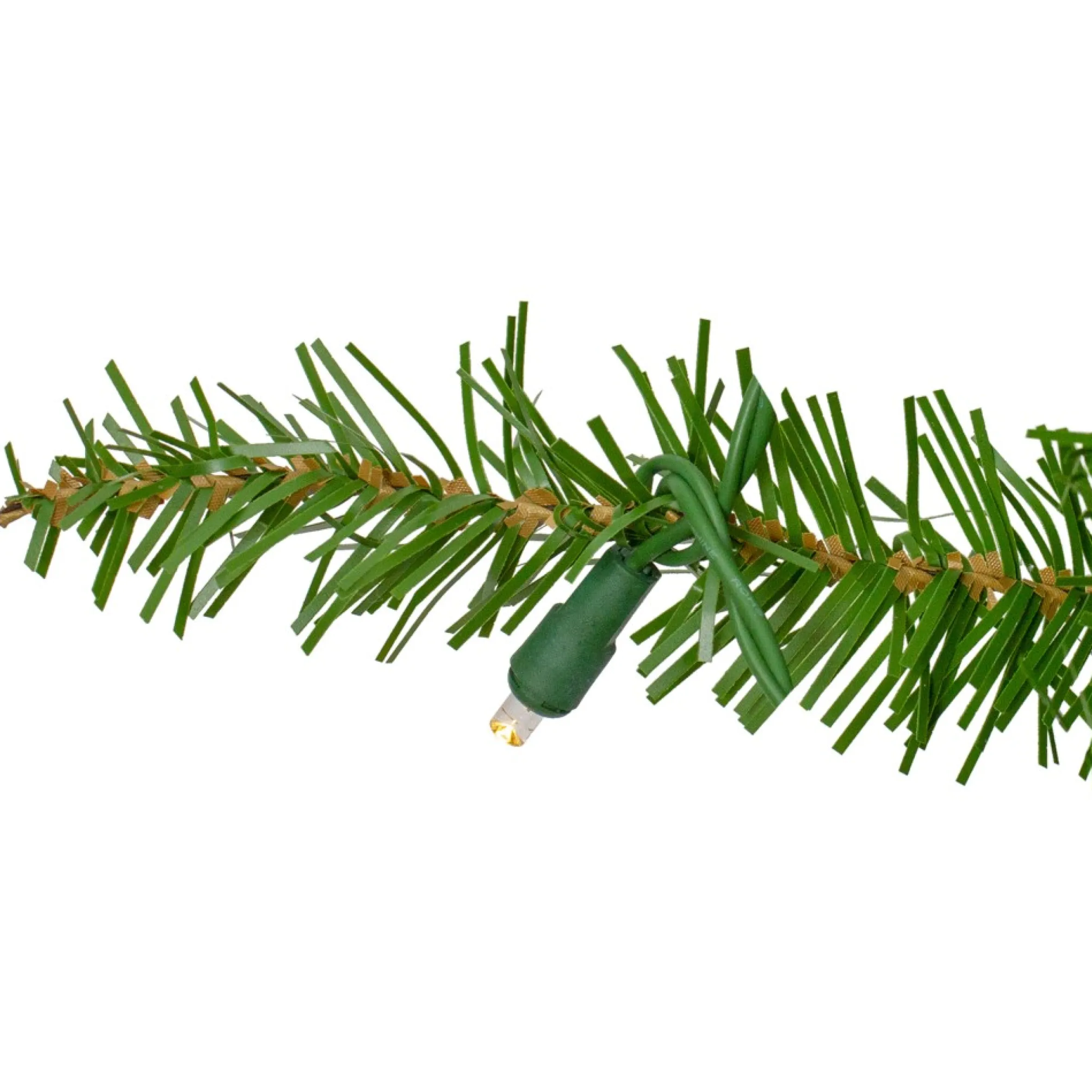 Lighted Northern Pine Artificial Christmas Wreath - 36 Inch, Warm Clear Led Lights