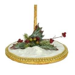 12.5" Mark Roberts Snowy Base Fairy Stand - Large