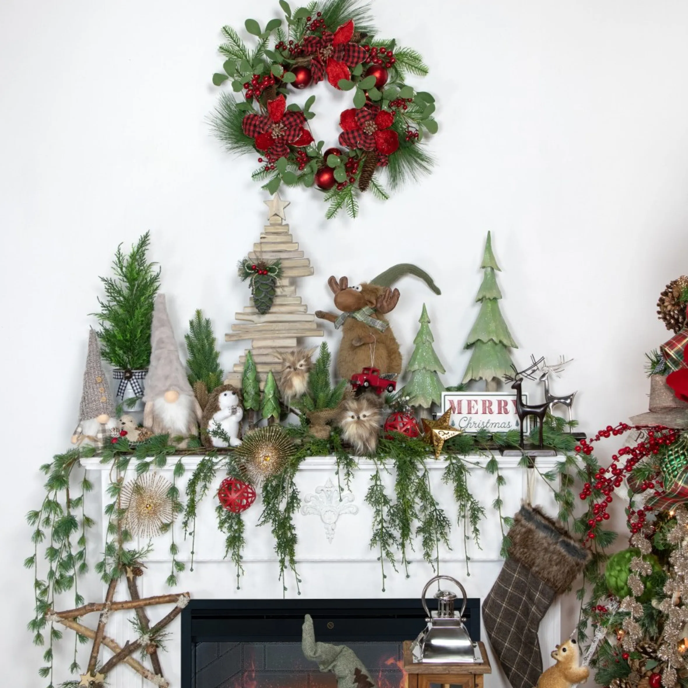 10.25" Merry Christmas/Holiday Market Reversible Tabletop Sign