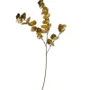 34" Metallic Gold Artificial Eucalyptus Spray