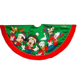 48" Mickey And Friends Round Christmas Tree Skirt