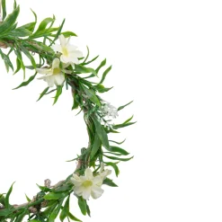 Mini Floral And Foliage Spring Wreath, Yellow 9