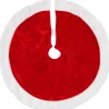 18" Mini Red And White Christmas Tree Skirt