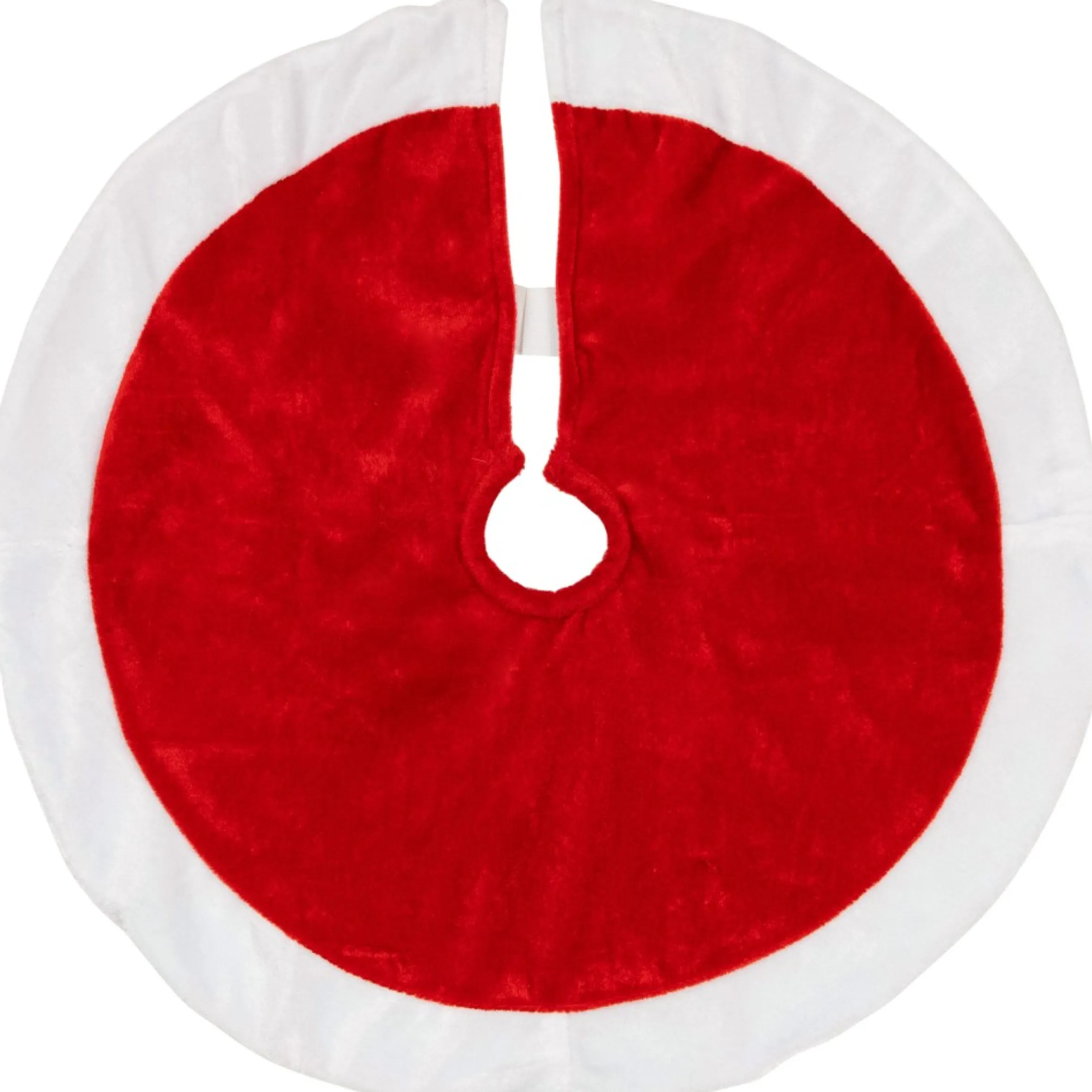 18" Mini Red And White Christmas Tree Skirt