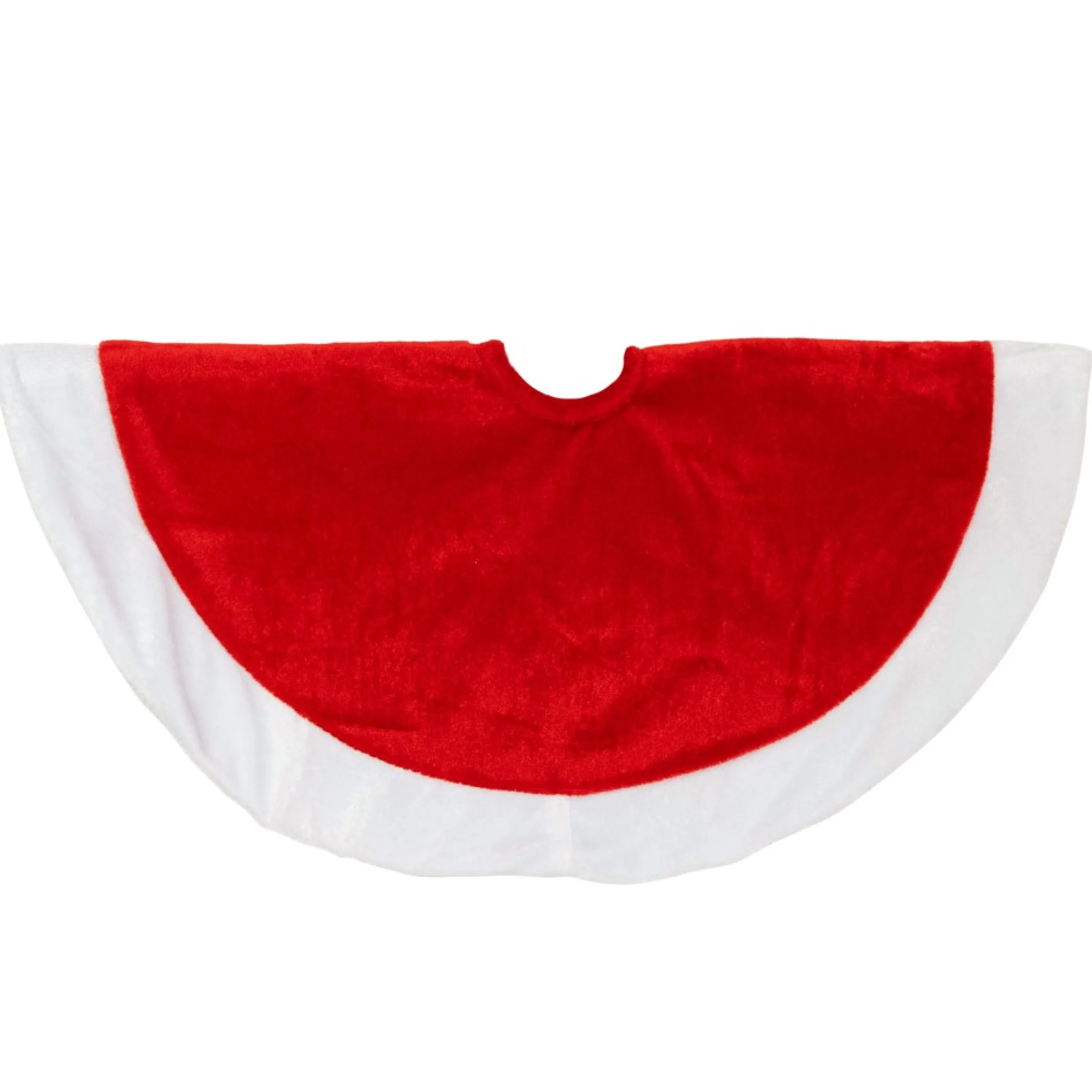 18" Mini Red And White Christmas Tree Skirt