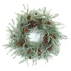 Mixed Pine And Cone Artificial Christmas Wreath, 24.5-Inch, Unlit