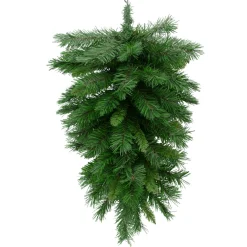 30" Mixed Pine Artificial Christmas Teardrop Swag, Unlit