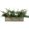 20" Mixed Pine With Pine Cones And Berries Christmas Floral Arrangement