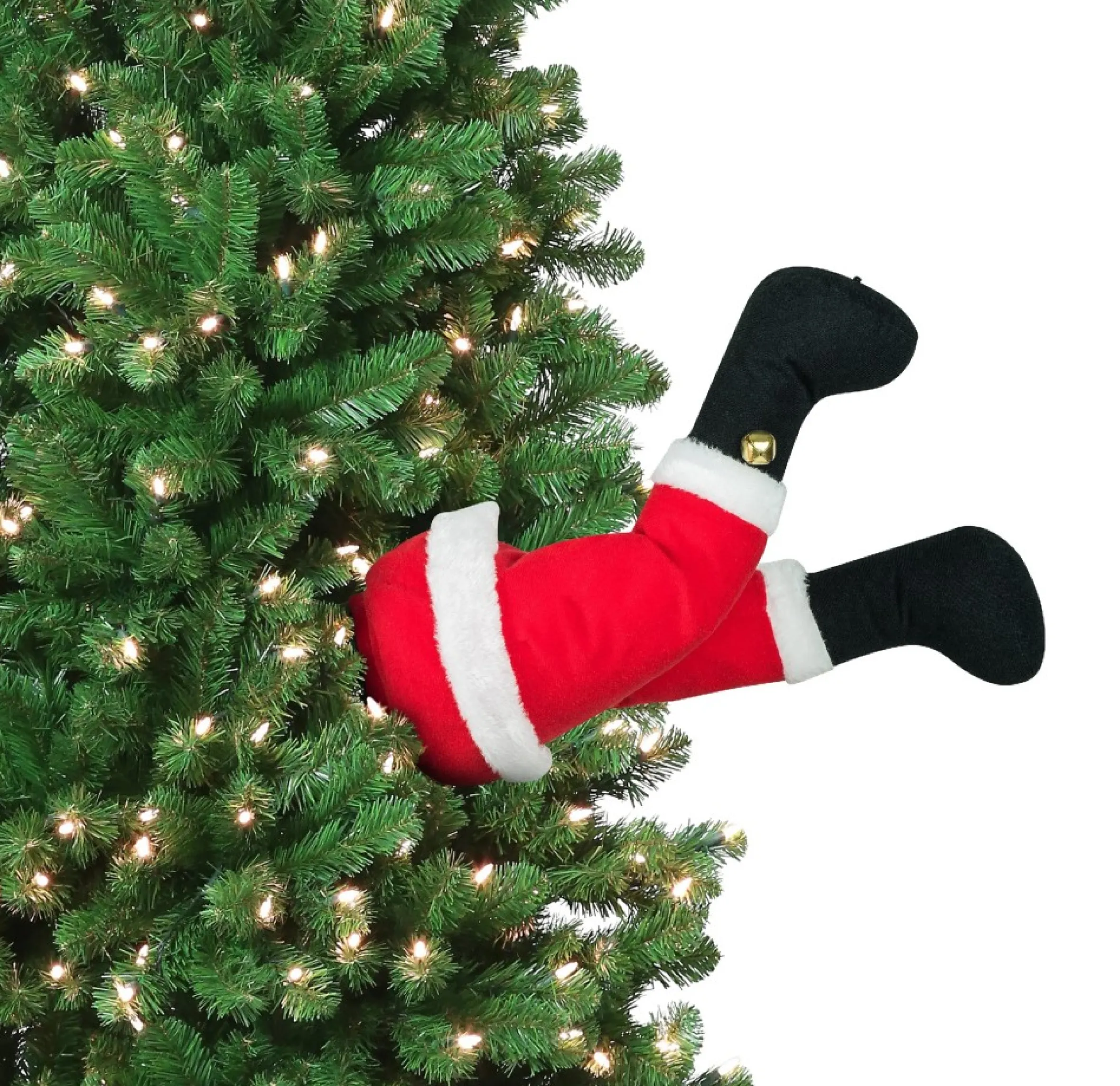 Mr. Christmas Animated Kicking Santa Christmas Tree Decoration