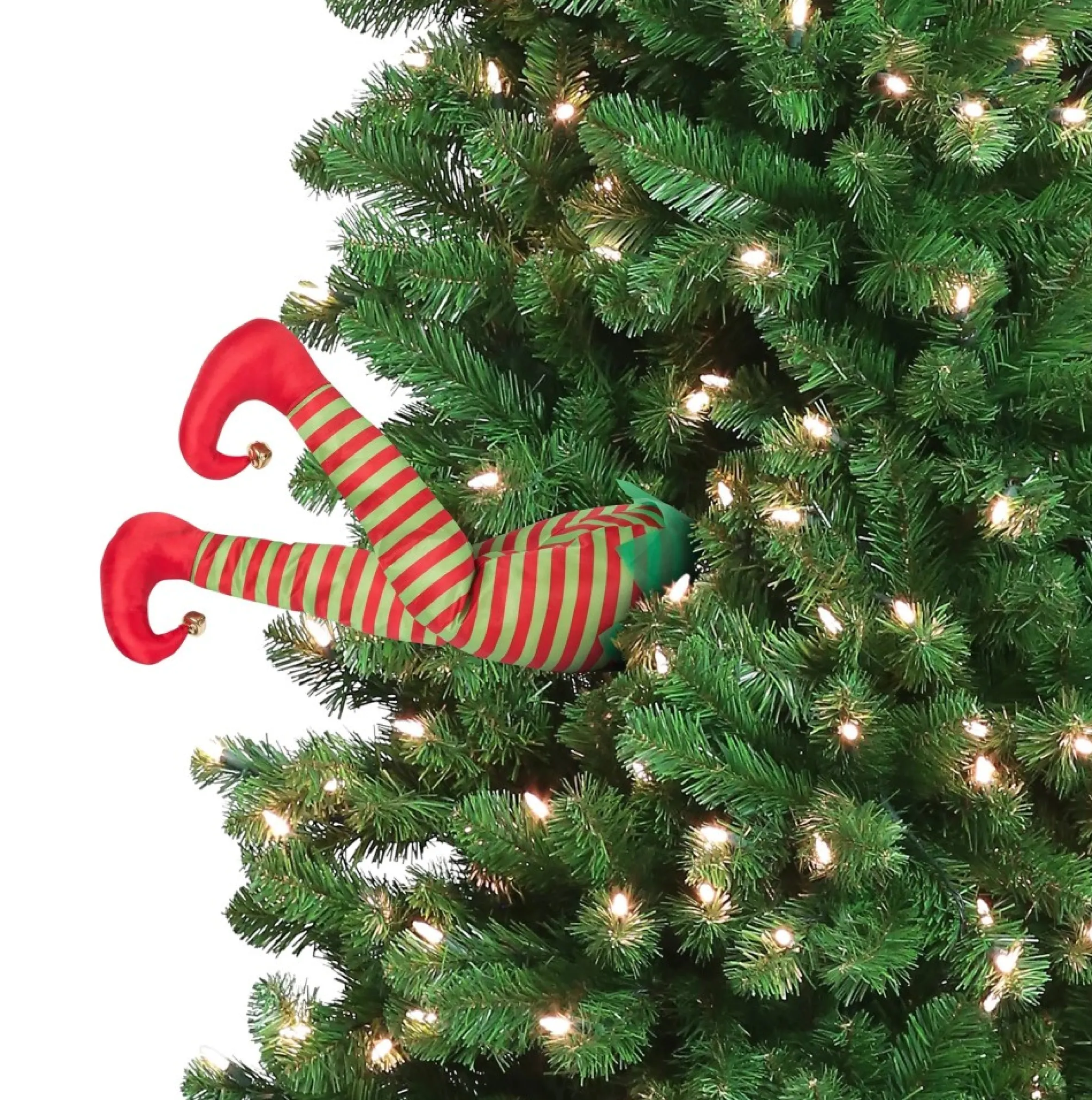 Mr. Christmas Animated Kicking Elf Christmas Tree Decoration