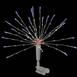12" Multicolor Led Lighted Firework Christmas Tree Topper