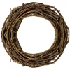 Natural Grapevine And Twig Artificial Spring Wreath, 12-Inch, Unlit