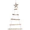 34" Natural Twig Tree With Star Wall Hanging Christmas Decoration