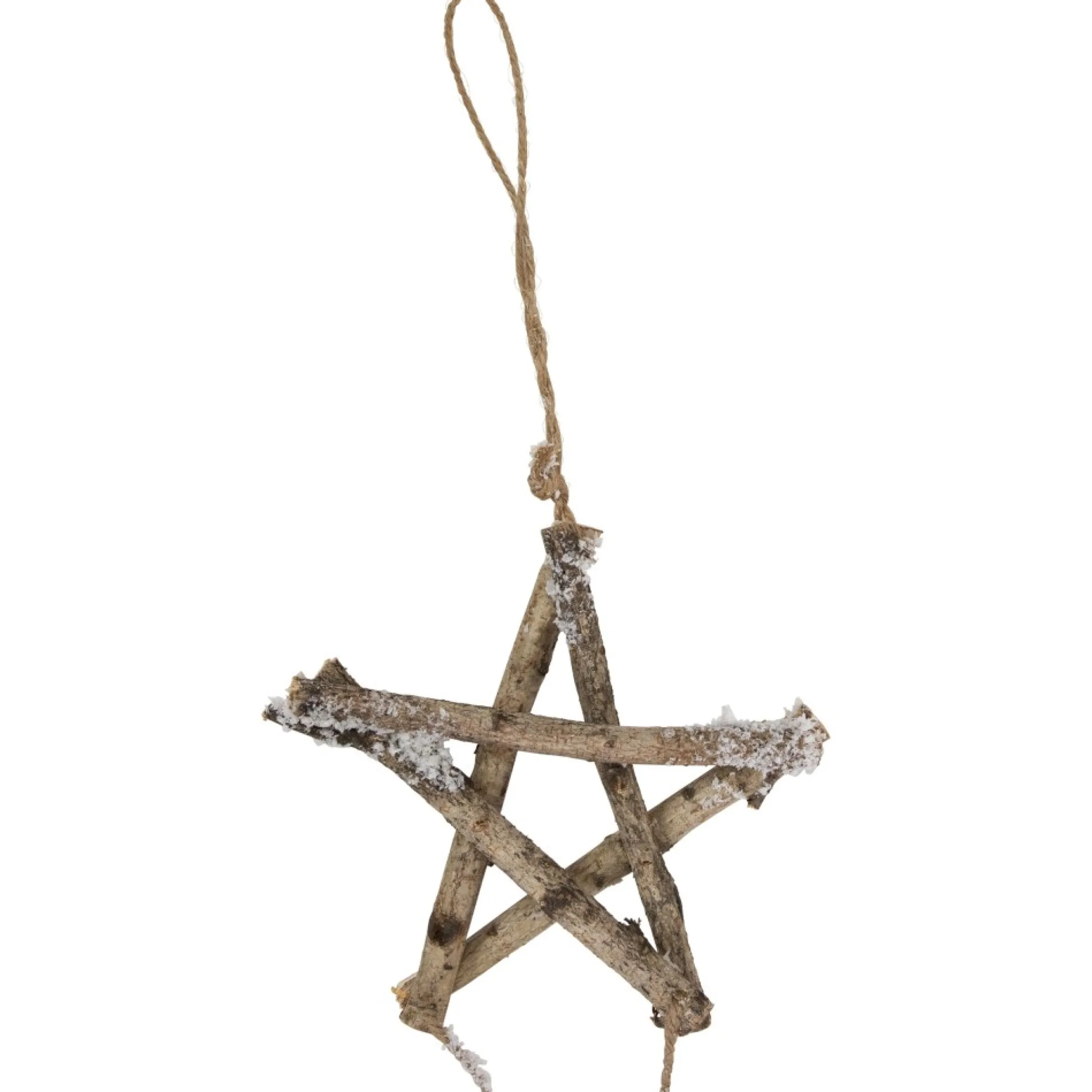 34" Natural Twig Tree With Star Wall Hanging Christmas Decoration