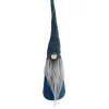 19" Navy Blue Standing Christmas Gnome Tabletop Decoration