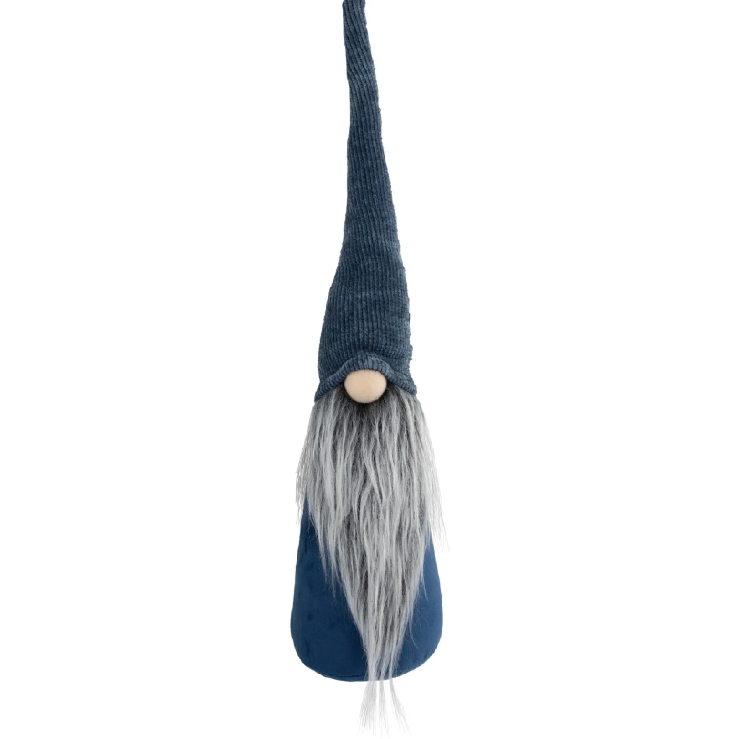 19" Navy Blue Standing Christmas Gnome Tabletop Decoration