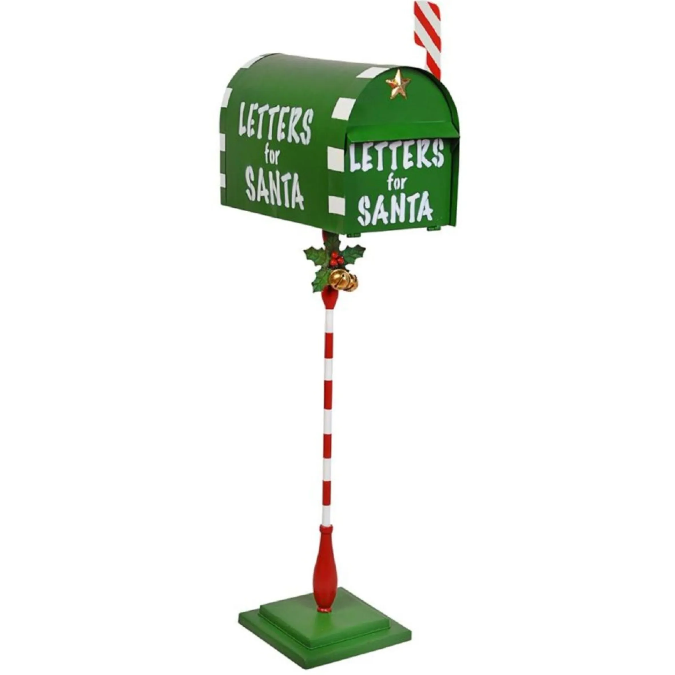 34" North Pole Letters For Santa Mailbox Christmas Outdoor Garden Statue