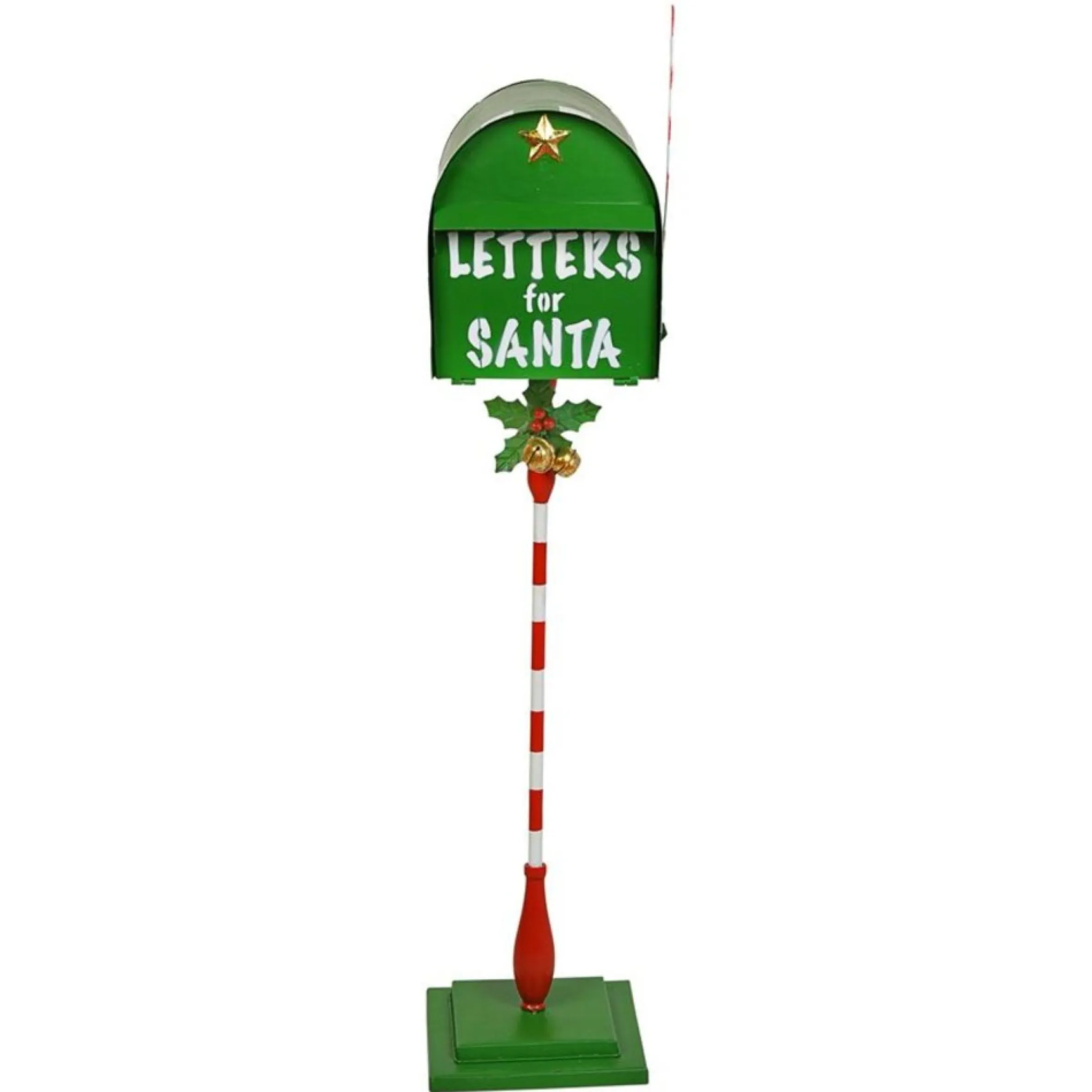 34" North Pole Letters For Santa Mailbox Christmas Outdoor Garden Statue