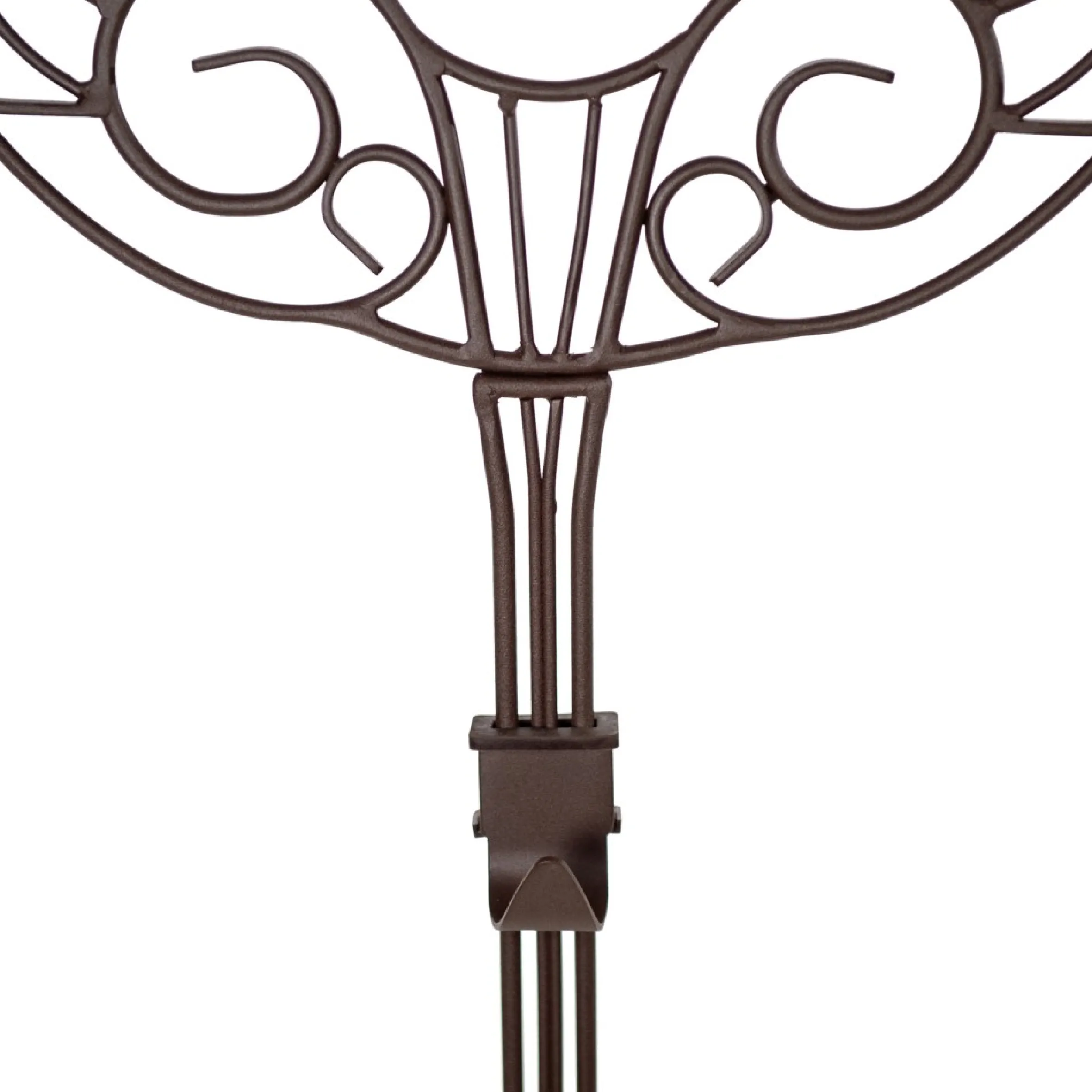 24" Ornate Scrollwork Decorative Christmas Wreath Hanger
