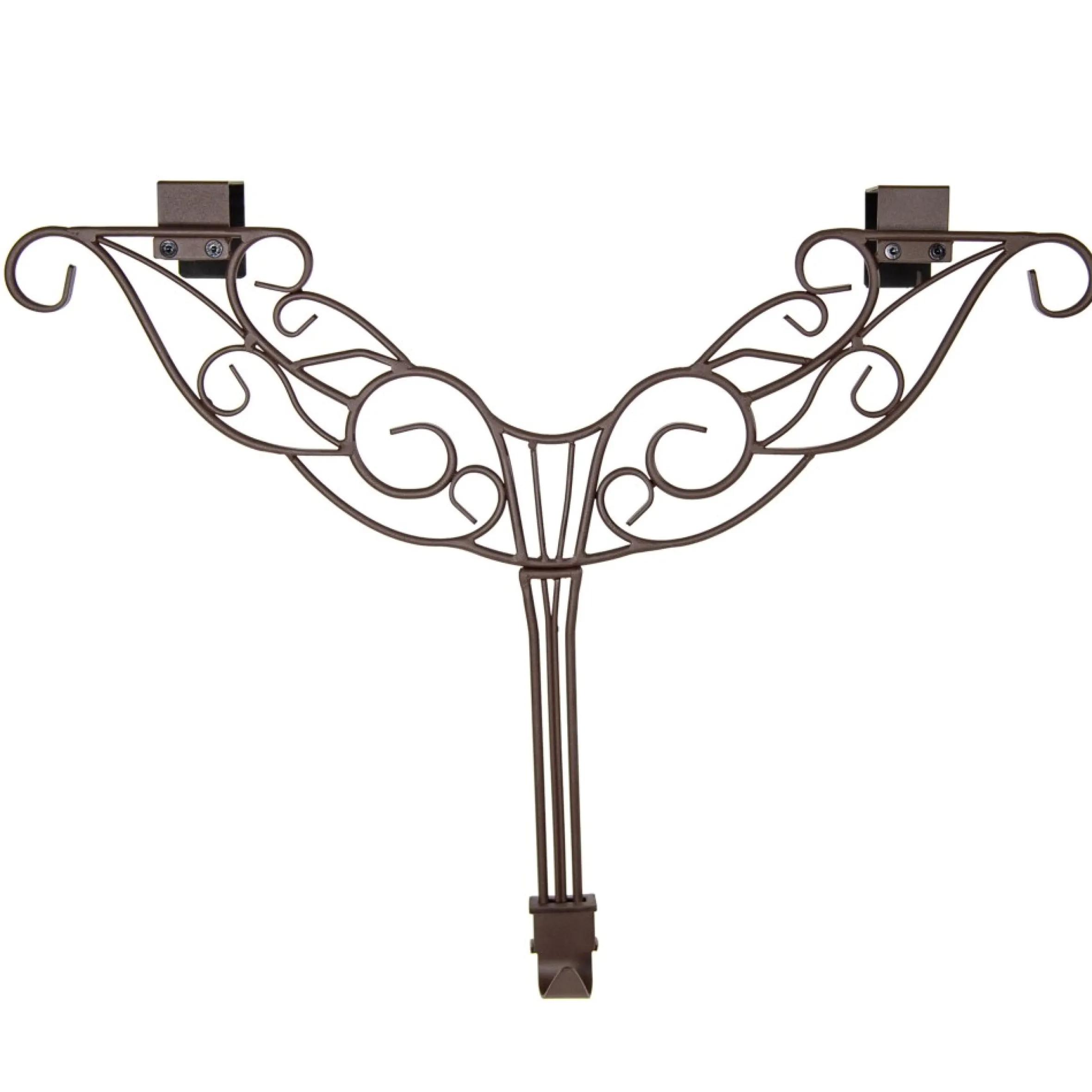 24" Ornate Scrollwork Decorative Christmas Wreath Hanger
