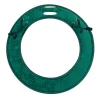 30" Oversized Green Snowflake Christmas Wreath Deluxe Door Saver With Ties